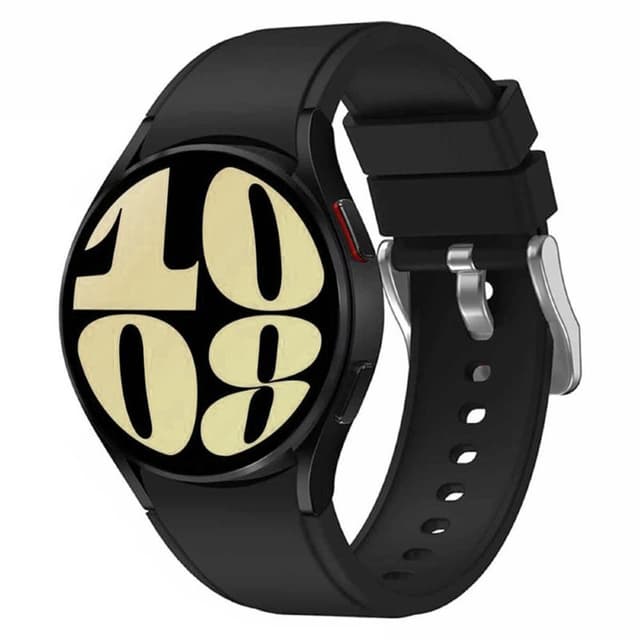 Silikon klockarmband No-Gap Samsung Galaxy Watch 6 (44mm) - Svart