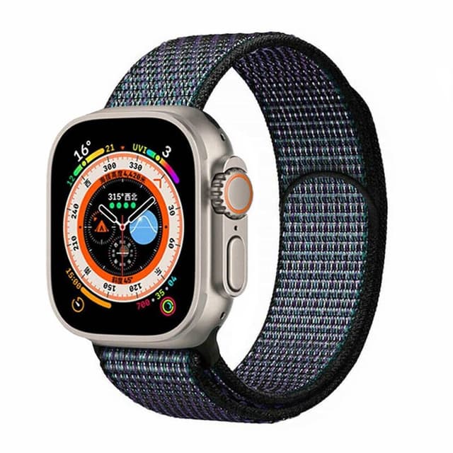 Nylon klokkerem Apple Watch Ultra 2 (49mm) - Glowing Grapes