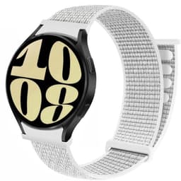 Nylon armbånd No-Gap Samsung Galaxy Watch 6 (44mm) - Summit White