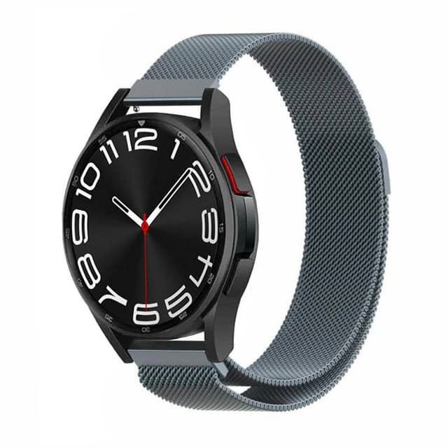 Milanese kellon renneke Samsung Galaxy Watch 6 Classic (43mm) - Harmaa