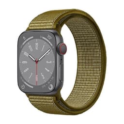Nailon kellon renneke Apple Watch 9 (41mm) - Olive flak