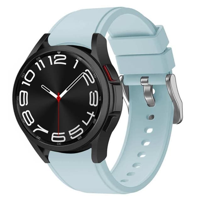 Silikon armbånd No-Gap Samsung Galaxy Watch 6 Classic (43mm) - Lysebl