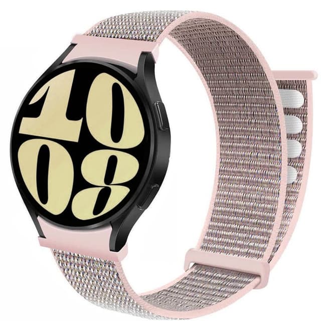 Nailon kellon renneke No-Gap Samsung Galaxy Watch 6 (44mm) - Pink Sand