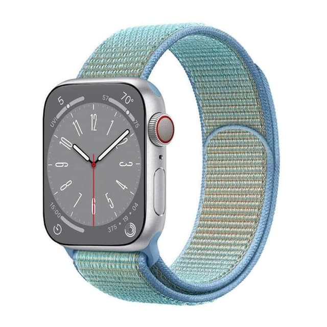 Nylon klockarmband Apple Watch 9 (45mm) - Corn flower