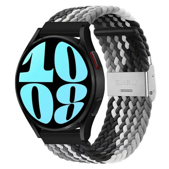 Flätat klockarmband Samsung Galaxy Watch 6 (40mm) - Svart/vit
