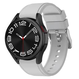 Silikon armbånd No-Gap Samsung Galaxy Watch 6 Classic (43mm) - Lysegr