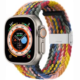 Punottu kellon renneke Apple Watch Ultra 2 (49mm) - Rainbow