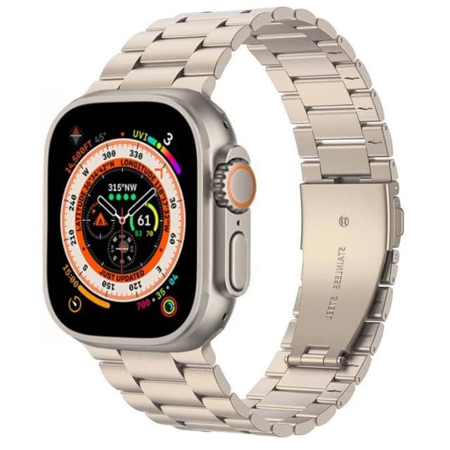 Kellon renneke ruostumatonta terästä Apple Watch Ultra 2 (49mm) - St