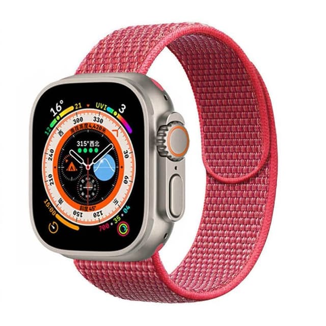 Nylon klokkerem Apple Watch Ultra 2 (49mm) - Hibiskus