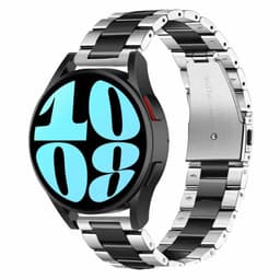 Urrem rustfrit stål Samsung Galaxy Watch 6 (40mm) - Sølv/sort