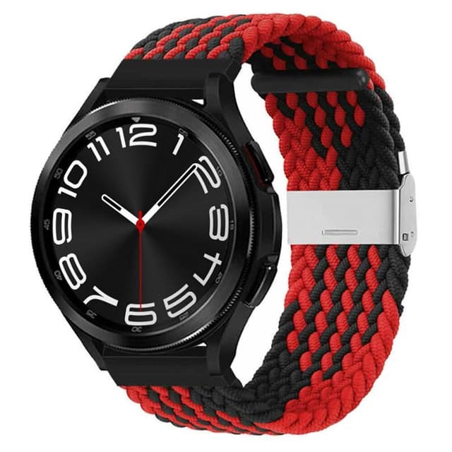 Flätat klockarmband Samsung Galaxy Watch 6 Classic (43mm) - Röd/svar