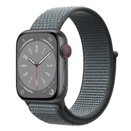 Nylon klokkerem Apple Watch 9 (41mm) - Storm Grey