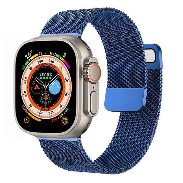 Milanese magnetisk urrem Apple Watch Ultra 2 (49mm) - Blå