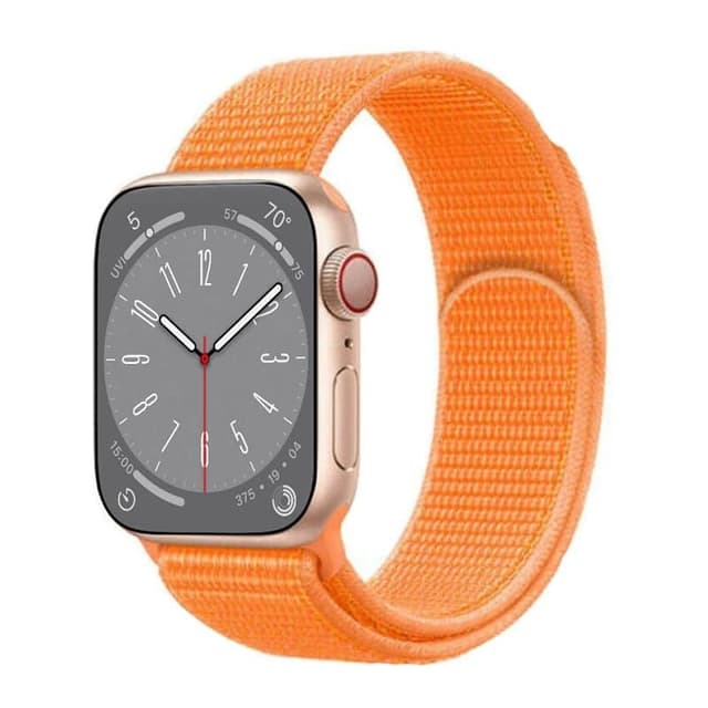 Nailon kellon renneke Apple Watch 9 (41mm) - Papaya