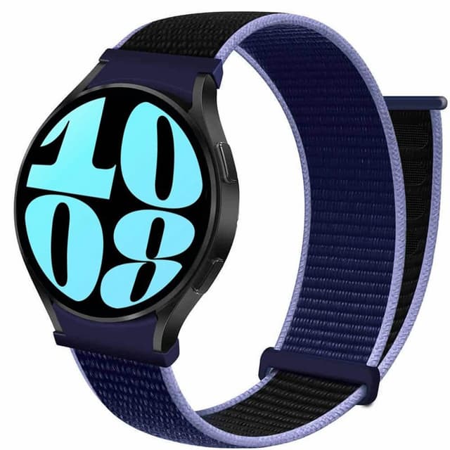 Nylon Armbånd  No-Gap Samsung Galaxy Watch 6 (40mm) - Midnight Blue