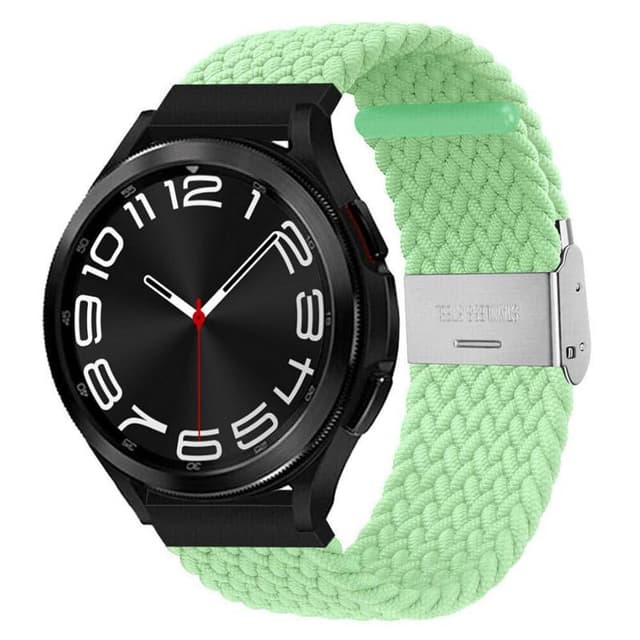 Flettet elastisk armbånd Samsung Galaxy Watch 6 Classic (43mm) - pist