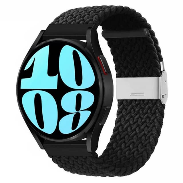 Flettet Elastik Armbånd Samsung Galaxy Watch 6 (40mm) - Sort
