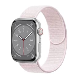 Nailon kellon renneke Apple Watch 9 (41mm) - Pearl pink