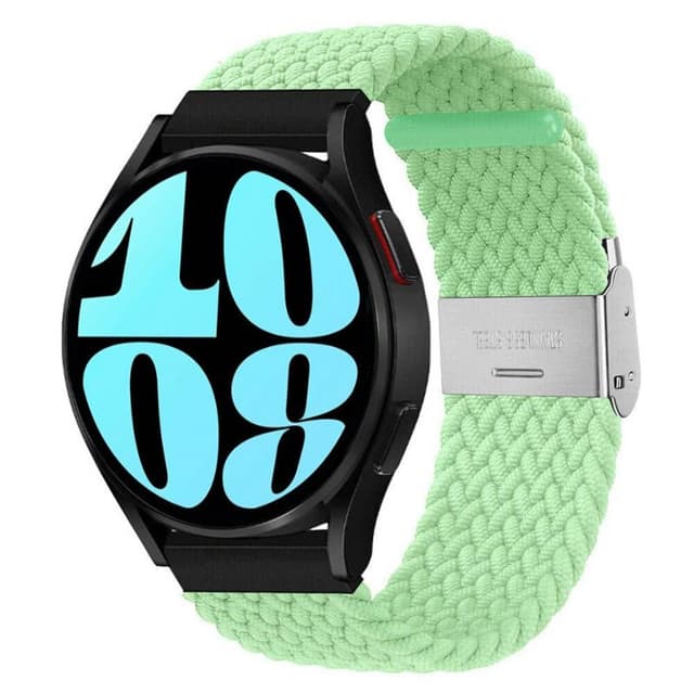 Flettet Elastik Armbånd Samsung Galaxy Watch 6 (40mm) - pistachio