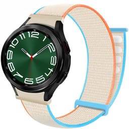 Nylon Armband No-Gap Samsung Galaxy Watch 6 Classic (47mm) - Cream