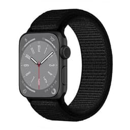Nailon kellon renneke Apple Watch 9 (41mm) - Dark black