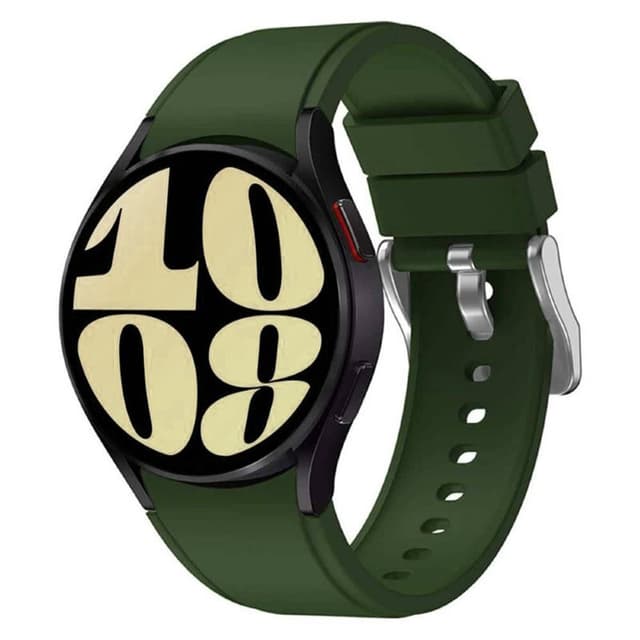 Silikon armbånd No-Gap Samsung Galaxy Watch 6 (44mm) - Army