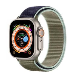 Nailon kellon renneke Apple Watch Ultra 2 (49mm) - Khaki Blue