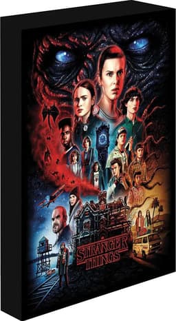 Stranger Things lysende plakat
