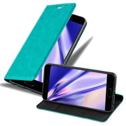 Huawei P10 lommebokdeksel case (turkis)