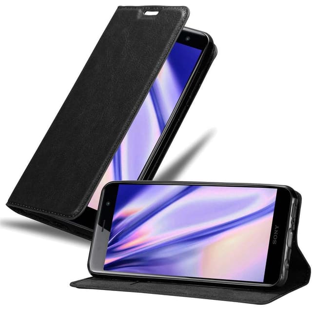 lommebokdeksel Sony Xperia XZ2 PREMIUM case (svart)