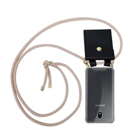 Samsung Galaxy J7 2018 Etui Cover Kæde (Lyserød)