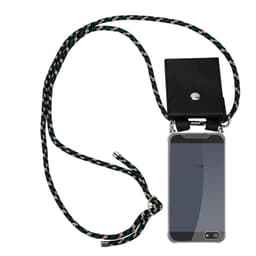 iPhone 5 / 5S / SE 2016 Deksel med Halskjede (brun)