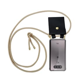 LG V20 Deksel med Halskjede (brun)