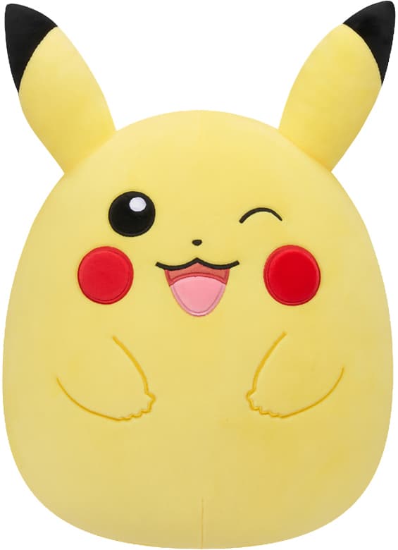 Pokemon Squishmallows Winking Pikachu plushie (35cm)