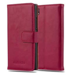 Huawei ASCEND P7 lommebokdeksel etui (rød)