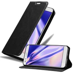 Honor 7 Suojakuori Lompakkokotelo (Musta)