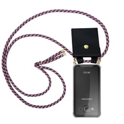 Samsung Galaxy J3 2016 Etui Cover Kæde (Rød)