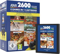 Atari 4 in 1 Game Cartridge Plus Paddle Pack (A2600 Plus)