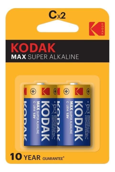 Kodak Kodak MAX alkaline C battery (2 pack)