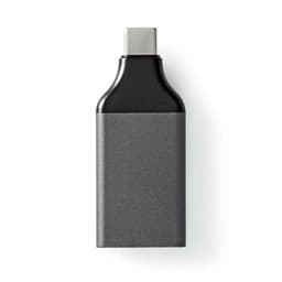 Nedis USB-C™ Adapter | USB 3.2 Gen 1 | USB-C™ Han | HDMI™ Hun | 4K@60Hz | Runde | Nikkelplateret | Grå / Sort | Konvolut