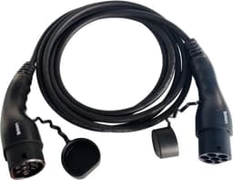 Teison Laddkabel till Elbil, Typ2 till Typ2, 5M, 16A, 3-Fas, 11KW