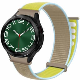 Nylon armbånd No-Gap Samsung Galaxy Watch 6 Classic (43mm) - Camel