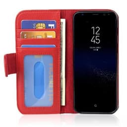 Samsung Galaxy S8 lommebokdeksel case (rød)
