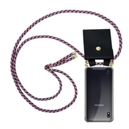Samsung Galaxy A10 / M10 Etui Cover Kæde (Rød)