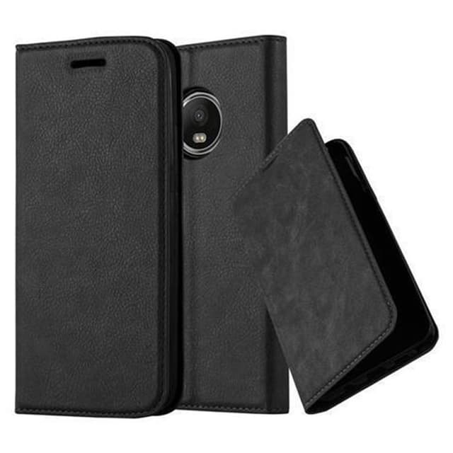 Motorola MOTO G5 PLUS Plånboksfodral Skal (Svart)