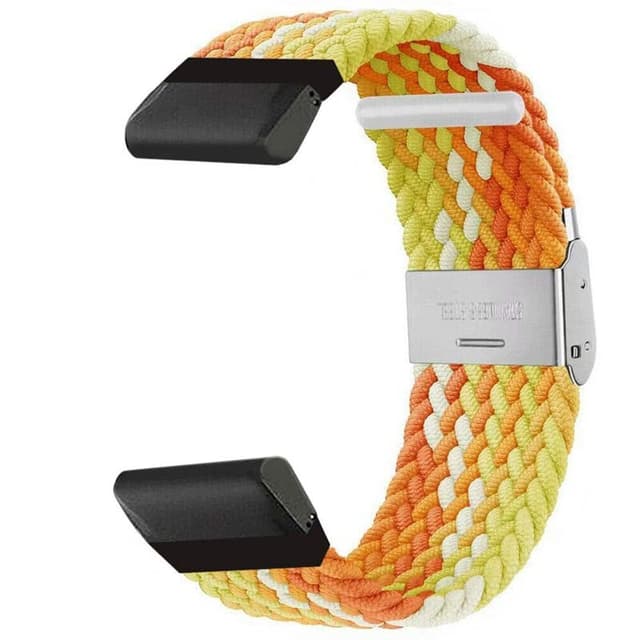 Punottu kellon ranneke Garmin MARQ Aviator - Gradient orange