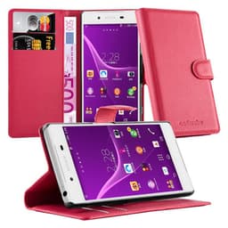 Sony Xperia Z5 lommebokdeksel etui (rød)