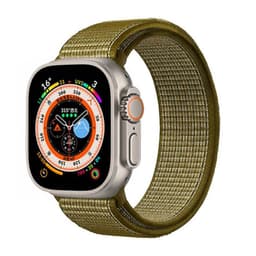 Nailon kellon renneke Apple Watch Ultra 2 (49mm) - Olive flak
