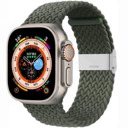 Flettet Urrem Apple Watch Ultra 2 (49mm) - Army
