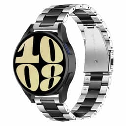 Urrem rustfrit stål Samsung Galaxy Watch 6 (44mm) - Sølv/sort
